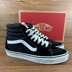 Vans Old Skool Sk8 Hi Black High Top Sneakers Women’s Size 10